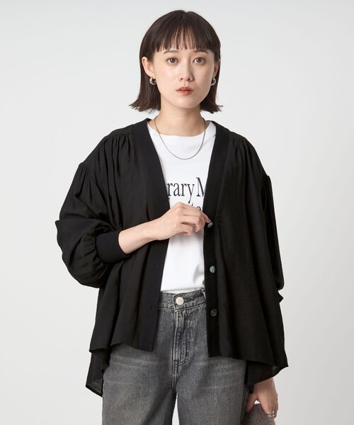 R/NY カーディガン ブラウス（シャツ/ブラウス）｜green label