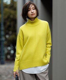 ICB（アイシービー）の「ソフトカシミヤミックス ハイネックニット（ニット/セーター）」