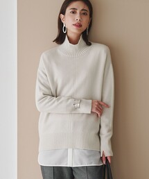 ソフトカシミヤミックス ハイネックニット