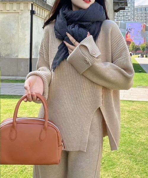 セール】ニットセットアップ レディース 秋冬 2点セット トップス