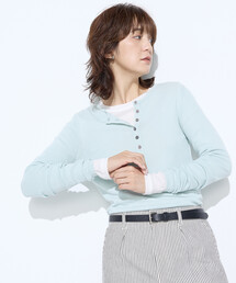 14G総針編 ニットプルオーバー