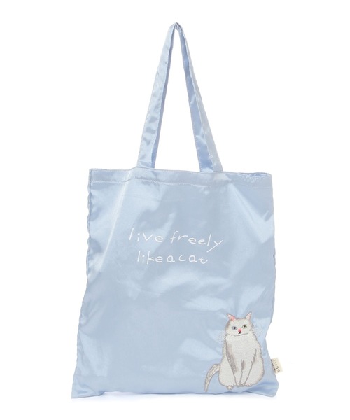 studio CLIP（スタディオクリップ）の「サテン刺繍トート[うちの猫博]（トートバッグ・レディース・その他1/その他2/その他6・FREE）」の6枚目の写真