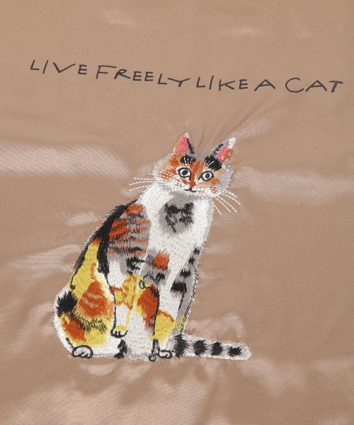 studio CLIP（スタディオクリップ）の「サテン刺繍トート[うちの猫博]（トートバッグ・レディース・その他1/その他2/その他6・FREE）」の11枚目の写真