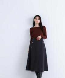 NATURAL BEAUTY BASIC | ◇【Oggi掲載】圧縮ジャージーシリーズ フレアスカート(スカート)