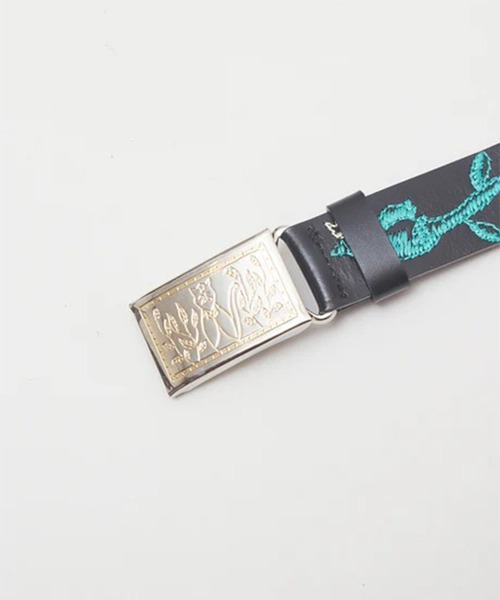 SHINYAKOZUKA/シンヤコズカ】PICTURESQUE OJISAN BELT WITH EMBROIDERY