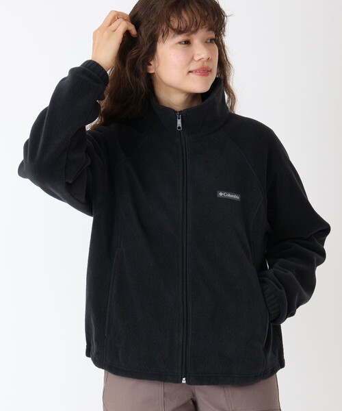 Columbia(コロンビア)の「Columbia/ウィメンズ ベントンスプリングスリラックスド フルジップ フリース ラグラン/コロンビア(ブルゾン・レディース・ブルー/グリーン/ブラック・L/XL/M/S)」の1枚目の写真