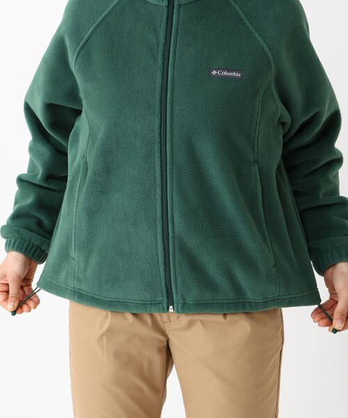 Columbia(コロンビア)の「Columbia/ウィメンズ ベントンスプリングスリラックスド フルジップ フリース ラグラン/コロンビア(ブルゾン・レディース・ブルー/グリーン/ブラック・L/XL/M/S)」の10枚目の写真