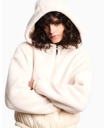 EMPORIO ARMANI | 【エンポリオ アルマーニ】フード付きジップアップブルゾン シェルパ(ブルゾン)