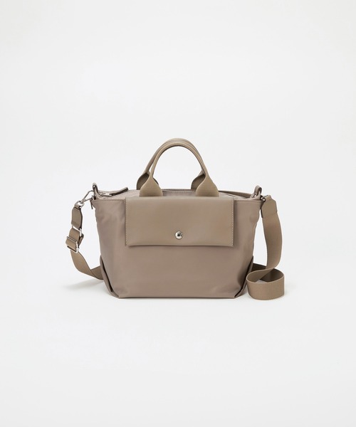 Breath TOPKAPI(ブレストプカピ)の「【Breath TOPKAPI】DAY TRIPPER デイトリッパー ナイロン 2way ミニ トートバッグ(トートバッグ・レディース・ブラック/グレイッシュベージュ/ブラウン・FREE)」の3枚目の写真