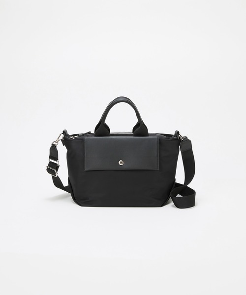 Breath TOPKAPI(ブレストプカピ)の「【Breath TOPKAPI】DAY TRIPPER デイトリッパー ナイロン 2way ミニ トートバッグ(トートバッグ・レディース・ブラック/グレイッシュベージュ/ブラウン・FREE)」の6枚目の写真
