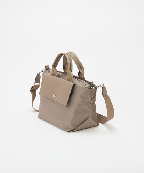 Breath TOPKAPI(ブレストプカピ)の「【Breath TOPKAPI】DAY TRIPPER デイトリッパー ナイロン 2way ミニ トートバッグ(トートバッグ・レディース・ブラック/グレイッシュベージュ/ブラウン・FREE)」の7枚目の写真