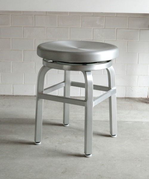 ALUMINIUM ROUND STOOL S/アルミニウム ラウンド スツール