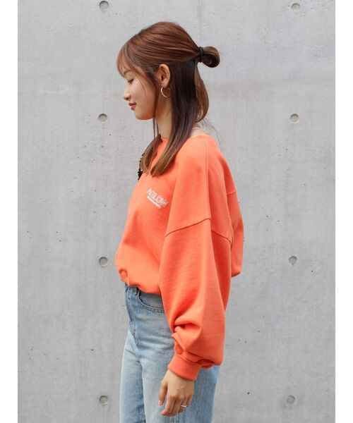 セール】ロゴ刺繍ショートスウェット（スウェット）｜Ungrid（アン