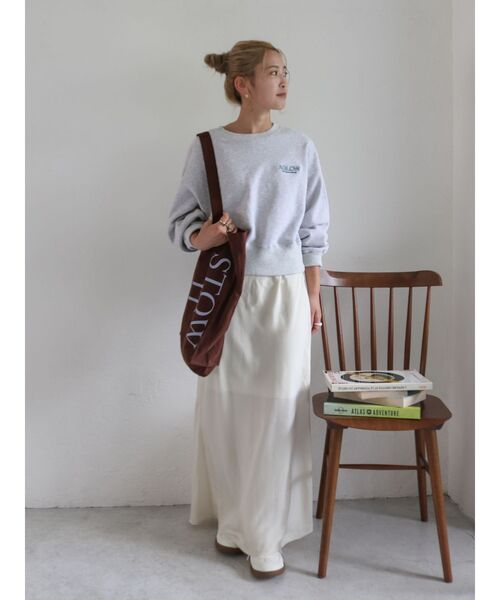 セール】ロゴ刺繍ショートスウェット（スウェット）｜Ungrid（アン