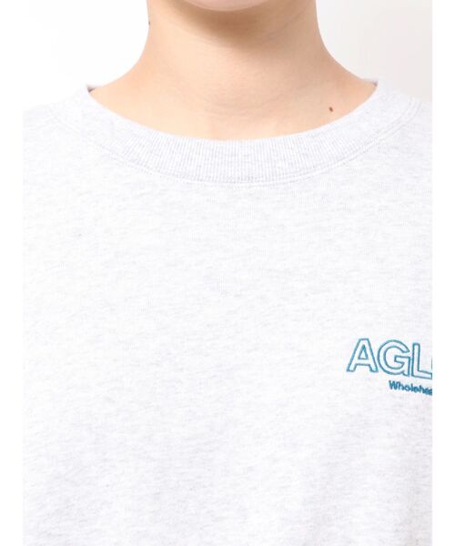 セール】ロゴ刺繍ショートスウェット（スウェット）｜Ungrid（アン