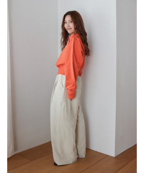 セール】ロゴ刺繍ショートスウェット（スウェット）｜Ungrid（アン