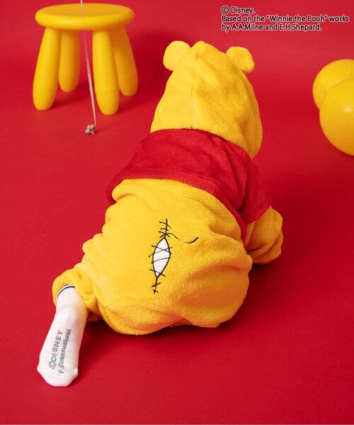 ディズニーキャラクター くまのプーさん/カバーオール（ロンパース