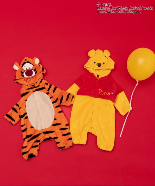 ディズニーキャラクター くまのプーさん/カバーオール（ロンパース