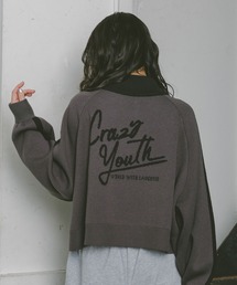 repipi armario | ハーフZIPラインニット(ニット/セーター)