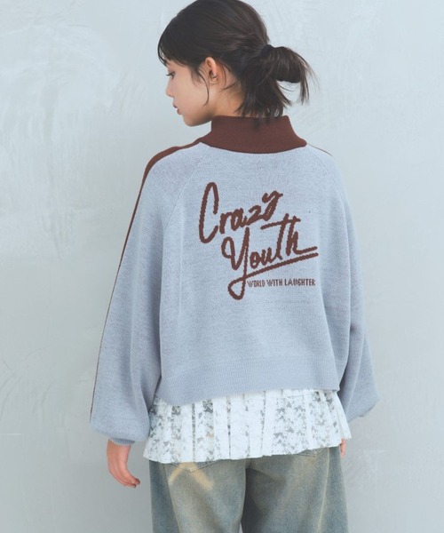 ハーフZIPラインニット（ニット/セーター）｜repipi armario（レピピ