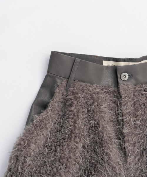 PRANK PROJECT（プランクプロジェクト）の「ファーコンビハーフパンツ / Fur Combination Half Pants（その他パンツ・レディース・ホワイト/グレー・36/38）」の18枚目の写真