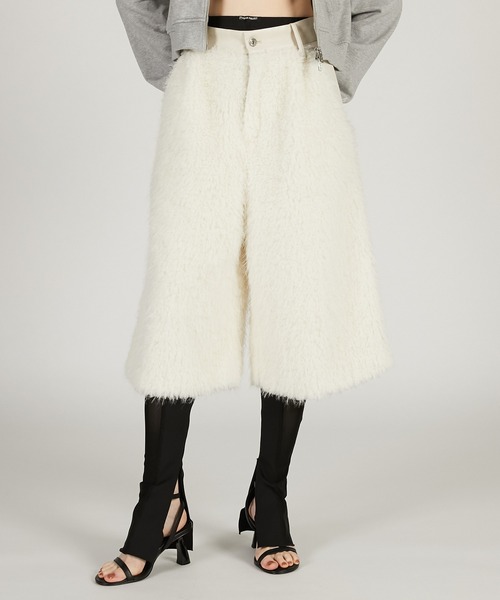 PRANK PROJECT(プランクプロジェクト)の「ファーコンビハーフパンツ / Fur Combination Half Pants(その他パンツ・レディース・ホワイト/グレー・36/38)」の20枚目の写真