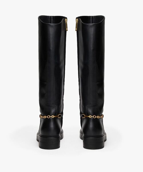 TOMMY HILFIGER（トミーヒルフィガー）の「ホースビットライディングロングブーツ（ブーツ・レディース・ブラック・23cm/23.5cm/24cm）」の4枚目の写真