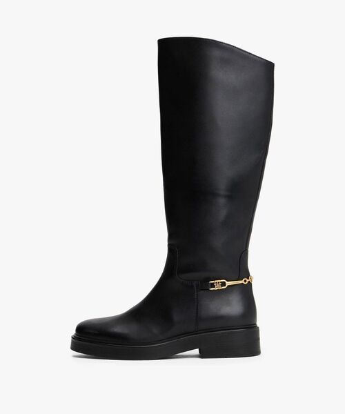 TOMMY HILFIGER（トミーヒルフィガー）の「ホースビットライディングロングブーツ（ブーツ・レディース・ブラック・23cm/23.5cm/24cm）」の7枚目の写真