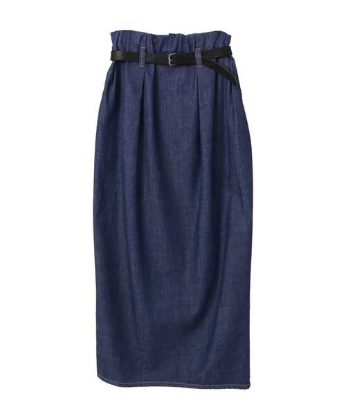CURRENTAGE/カレンテージ】Belted long skirt 【公式通販】