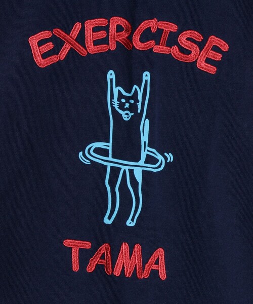 FREDY MAC(フレディーマック)の「【FREDYMAC】EXCERCISING TAMA 裏毛スウェット(スウェット・メンズ・ネイビー/ライトグレー・S/L/M)」の5枚目の写真