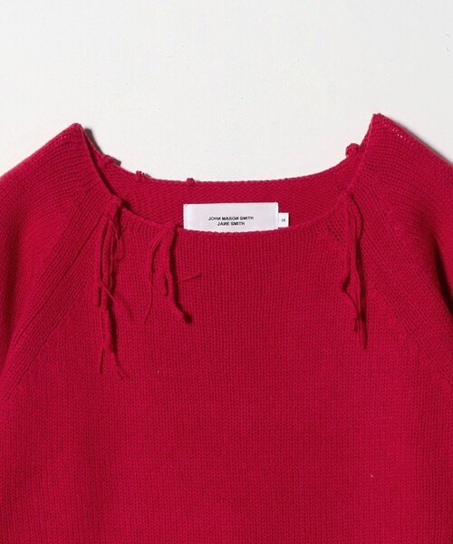 JANE SMITH / JOHN SMITH（ジェーンスミスジョンスミス）の「＜JANE SMITH＞フリンジ ニットプルオーバー/レッド（ニット/セーター・レディース・レッド・38）」の3枚目の写真