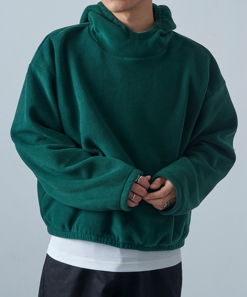 LOS ANGELES APPAREL（ロサンゼルスアパレル）の「【Los Angeles Apparel】Polar Fleece Pullover Hoodie ポーラーフリース プルオーバーパーカー フーディー USA製 L-PF409 UNTR（パーカー・メンズ・グリーン/ネイビー/ブラック・S/M/L/XL）」の11枚目の写真