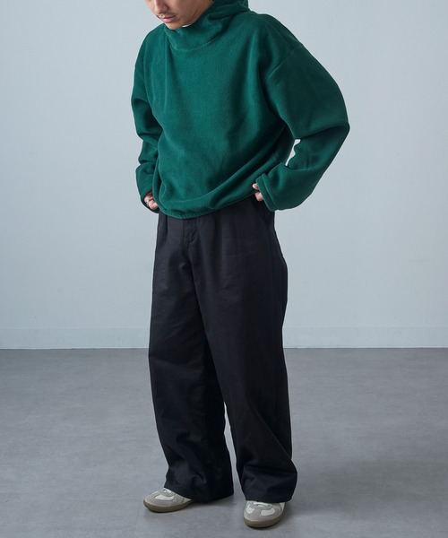 LOS ANGELES APPAREL（ロサンゼルスアパレル）の「【Los Angeles Apparel】Polar Fleece Pullover Hoodie ポーラーフリース プルオーバーパーカー フーディー USA製 L-PF409 UNTR（パーカー・メンズ・グリーン/ネイビー/ブラック・S/M/L/XL）」の12枚目の写真