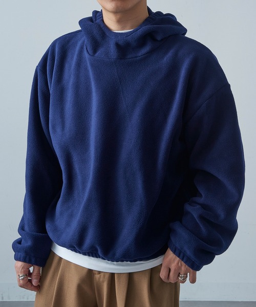 LOS ANGELES APPAREL（ロサンゼルスアパレル）の「【Los Angeles Apparel】Polar Fleece Pullover Hoodie ポーラーフリース プルオーバーパーカー フーディー USA製 L-PF409 UNTR（パーカー・メンズ・グリーン/ネイビー/ブラック・S/M/L/XL）」の14枚目の写真