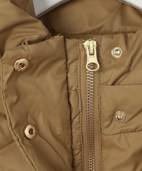 Grand PARK（グランドパーク）の「ボリュームカラーダウンベスト（ダウンベスト・レディース・オフホワイト/ブラック/グレイッシュベージュ/マスタード・FREE）」の9枚目の写真