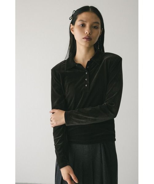 セール】ベロアポロトップ（Tシャツ/カットソー）｜STYLEMIXER