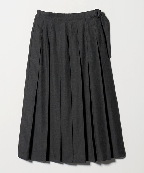 新品 ユナイテッドアローズ UNITED ARROWS 黒 スカートプリーツ セール】シアー コンビ プリーツ スカート（スカート）｜UNITED ARROWS