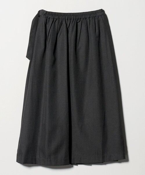 新品 ユナイテッドアローズ UNITED ARROWS 黒 スカートプリーツ セール】シアー コンビ プリーツ スカート（スカート）｜UNITED ARROWS