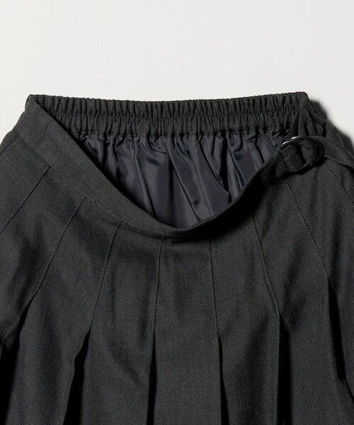 新品 ユナイテッドアローズ UNITED ARROWS 黒 スカートプリーツ セール】シアー コンビ プリーツ スカート（スカート）｜UNITED ARROWS