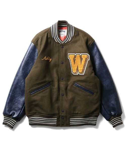 セール】HOUSTON メルトンスタジャン(CALIFORNIA)（スタジャン