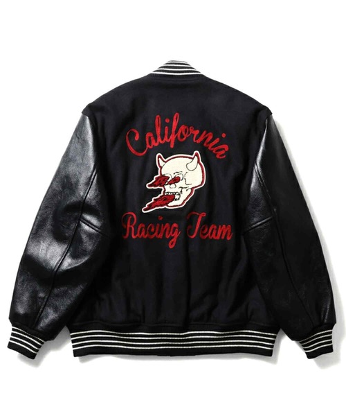 新品XXL ヒューストン オルテガ ウール メルトンスタジャン コーチ