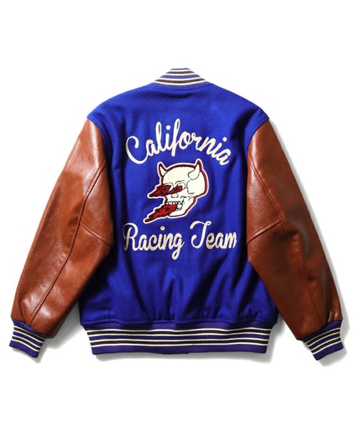 HOUSTON　スタジャン　本革 楽天市場】【2色4サイズ】 jf891 新品 HOUSTON さがら刺繍 INDIANS PU