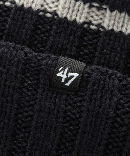 '47（フォーティーセブン）の「【'47】47 CUFF KNIT Plateau [SSL]（ニットキャップ/ビーニー・メンズ・ネイビー/ロイヤルブルー・F）」の6枚目の写真
