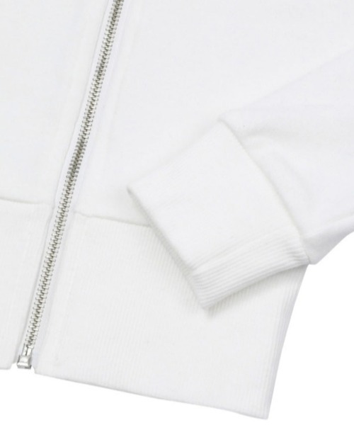 MUCENT(ムセント)の「A'GEM/9 × .kom 『MUCENT/ムーセント』 ZINEW SET UP SLIM FIT CROP HOOD ZIP-UP/スリムフィットクロップジップアップパーカー(パーカー・レディース・グレー/ブラック/ホワイト・FREE)」の13枚目の写真