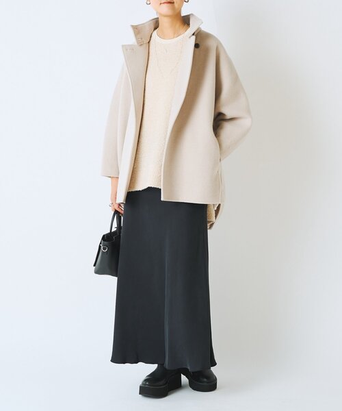 BEARDSLEY(ビアズリー)の「フリンジヤーンビッグプルオーバー(ニット/セーター・レディース・アイボリー/ブラック・FREE)」の22枚目の写真