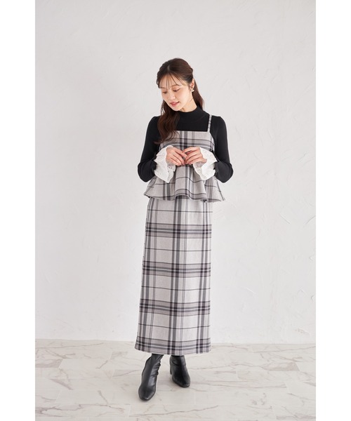 tocco closet（トッコ　クローゼット）の「【ZOZO限定】カットフラワーレースカフスニットトップス（ニット/セーター・レディース・アイボリー/ブラック・M）」の12枚目の写真