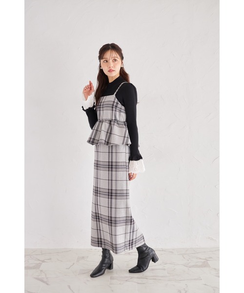 tocco closet（トッコ　クローゼット）の「【ZOZO限定】カットフラワーレースカフスニットトップス（ニット/セーター・レディース・アイボリー/ブラック・M）」の13枚目の写真