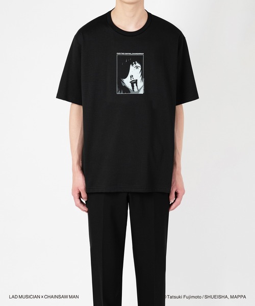 LAD MUSICIAN（ラッドミュージシャン）の「LAD MUSICIAN / CHAINSAW MAN BIG T-SHIRT（Tシャツ/カットソー・メンズ・ブラック/グレー・42/44/46）」の3枚目の写真