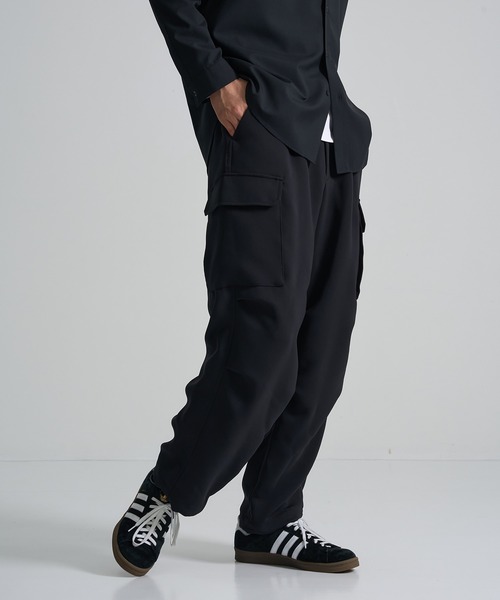 CITY TOKYO（シティトウキョウ）の「【CITY TOKYO/シティートーキョー】ライトウェイトカーゴパンツ（カーゴパンツ・メンズ・カーキ/ブラック・1/2）」の2枚目の写真