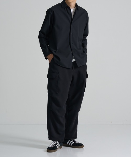 CITY TOKYO（シティトウキョウ）の「【CITY TOKYO/シティートーキョー】ライトウェイトカーゴパンツ（カーゴパンツ・メンズ・カーキ/ブラック・1/2）」の14枚目の写真